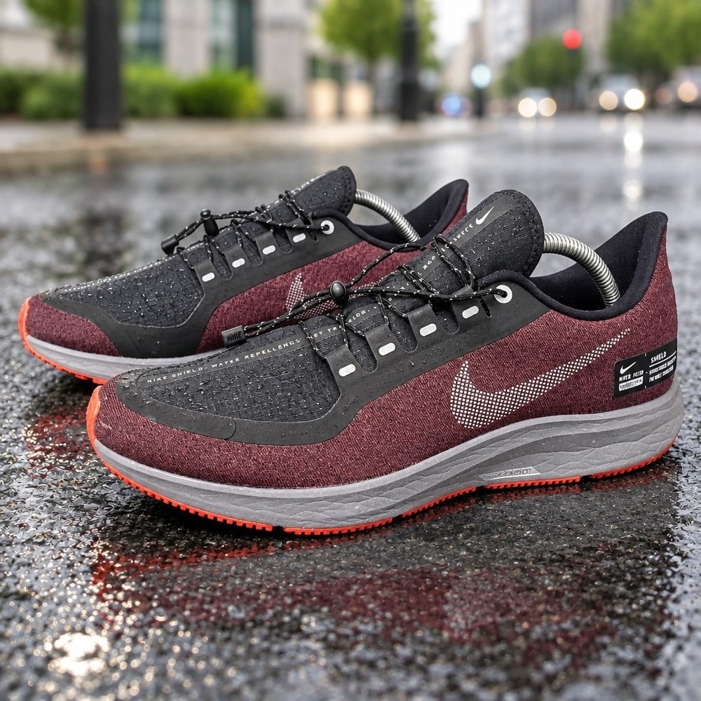 Nike Air Zoom Pegasus 35 Shield Men Sz US 11 Water Repellent AA1643-004 Shoes